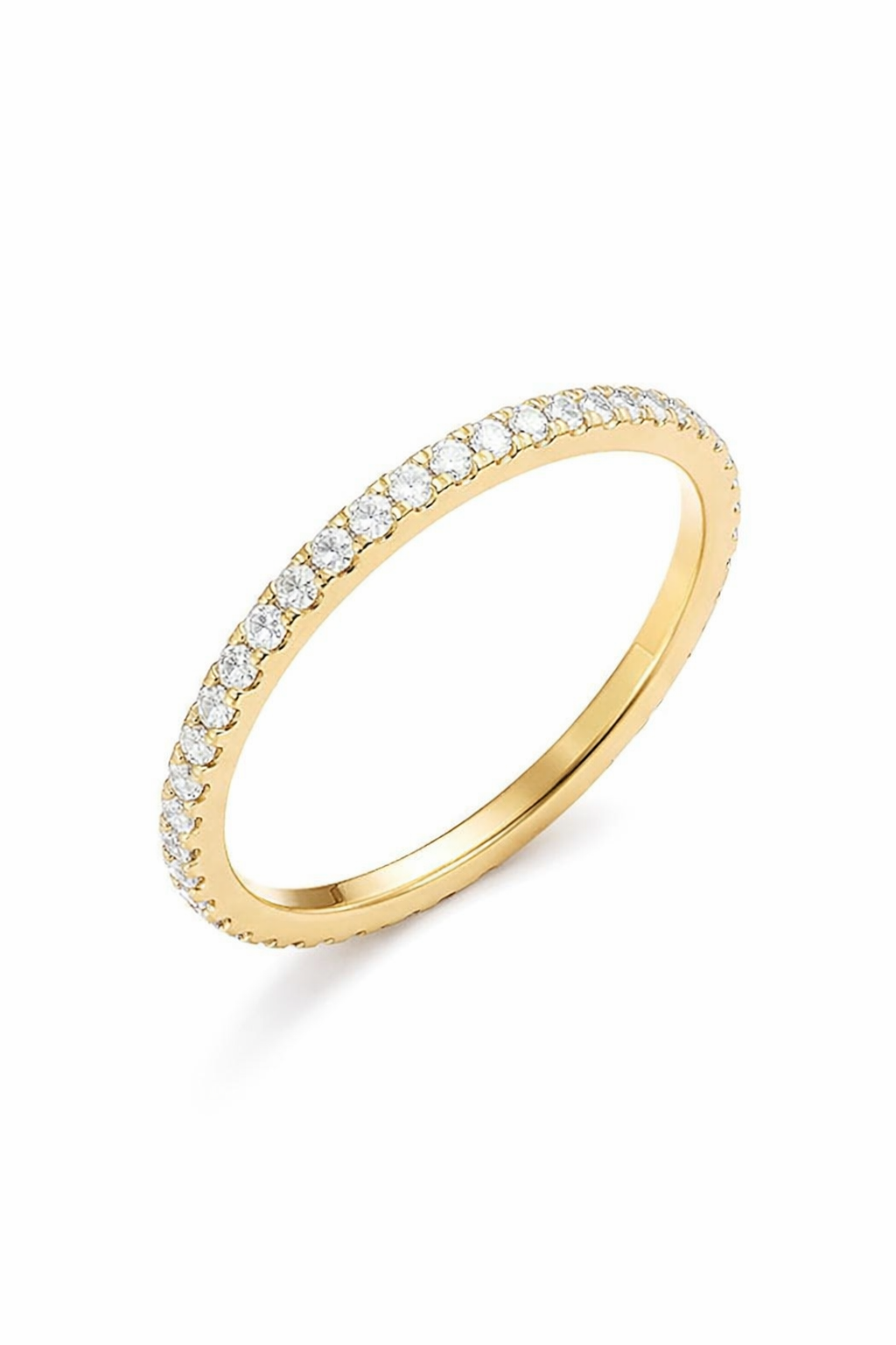 The VIVÉ 14K Gold Eternity Ring